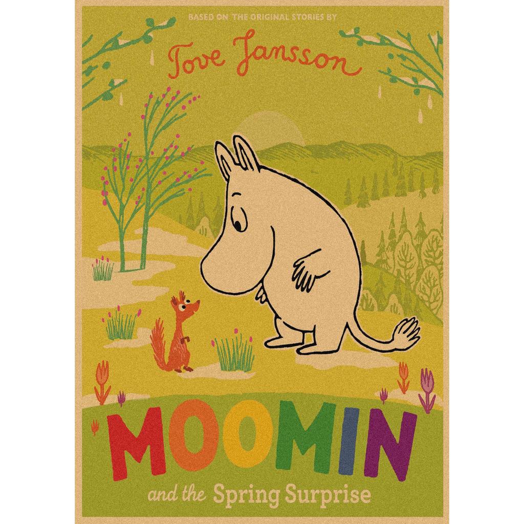 Moomin Family Retro Cartoon Poster Wall Art Mural 397