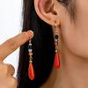 Модные серьги в китайском национальном стиле модные длинные серьги