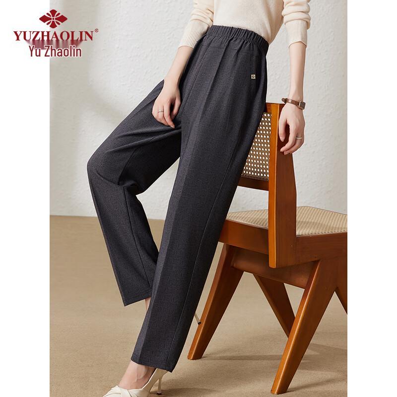 Yuzhaolin Mid-Aged Women's Spring Autumn Casual Straight Leg Pants Y243K2007