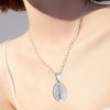 Exquisite Virgin Pendant Necklace Delicate Virgin Pendant Necklace Accessory for Women In Stainless Steel