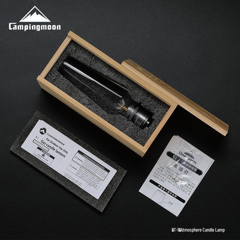 Газовая свеча-фонарь Campingmoon T-1: Безкаркасный газовый палаточный фонарь для создания атмосферы