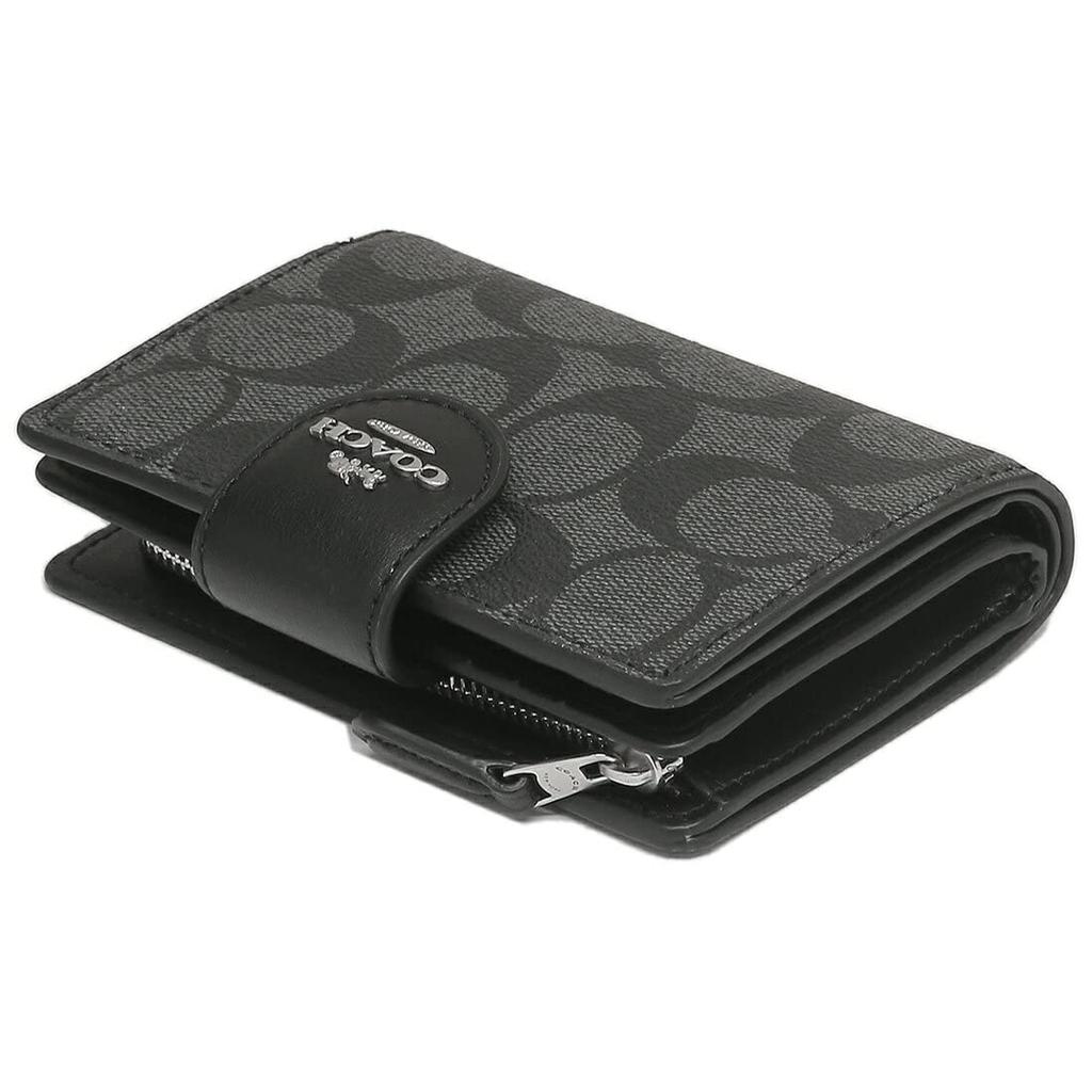 Аутлет Кошелек бифолд Signature Черный C0082 SVTSQ [Coach] Женский [Товар]