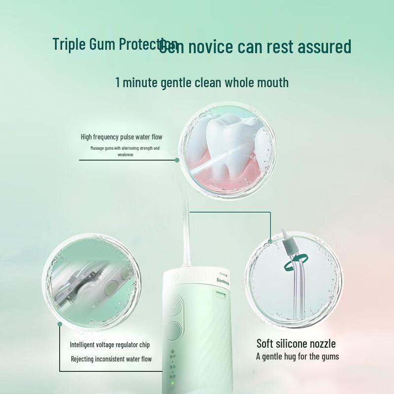 Philips HX3331 Portable Water Flosser CN plug (adapter included)