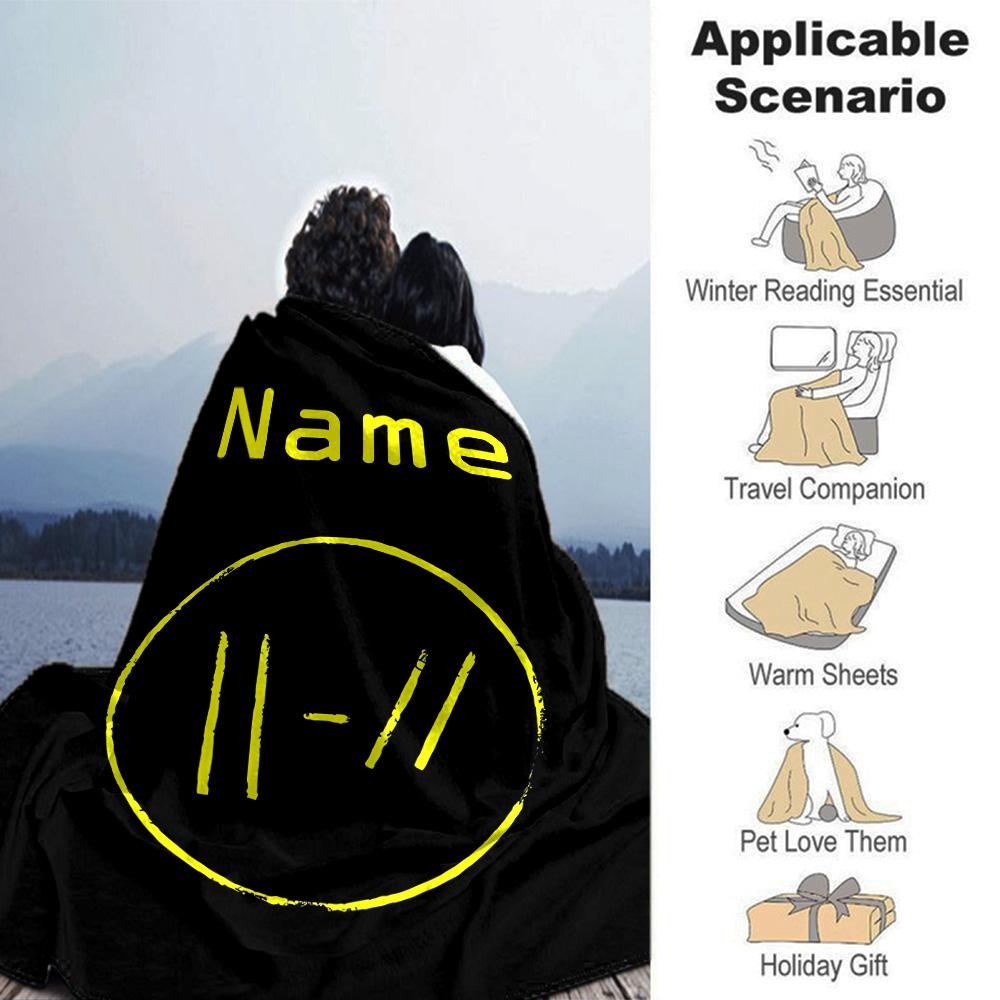 Customiz Name Personality Twenty One Pilots Blanket Soft &Warm Sofa Office Bed Travel Lunch Break Blanket, Gift Suitable All Seasons