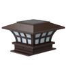 1W Solar Powered Energy LED Garden Yard Bollard Pillar Light Outdoor Lamp Sensitive Light Control