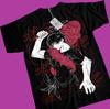 Anime Horror Jujutsu Kaisen Fushiguro Toji T-shirt Black Short Sleeve All Size