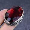 Mozambique Garnet Handmade 925 Steling Silver Jewelry Ring Size 9 W5C87