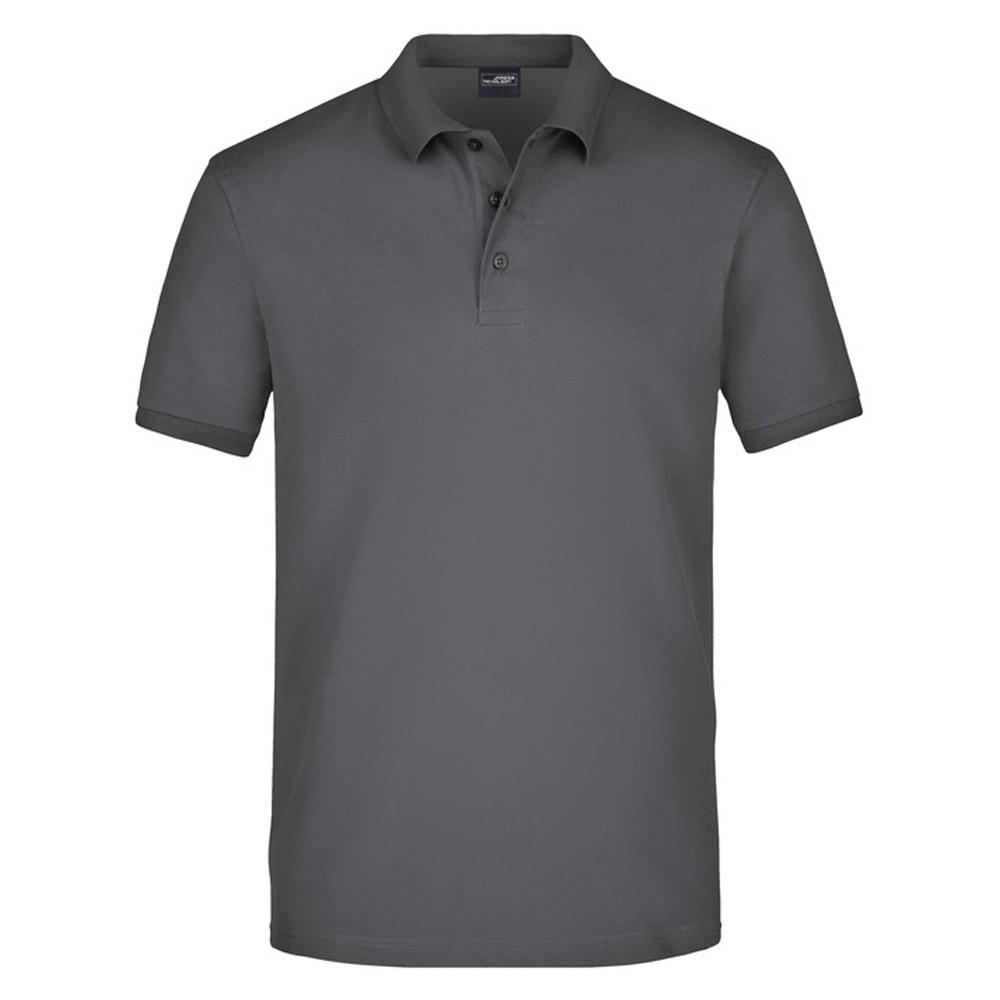 James and Nicholson Mens Piqué Elasticated Polo Shirt