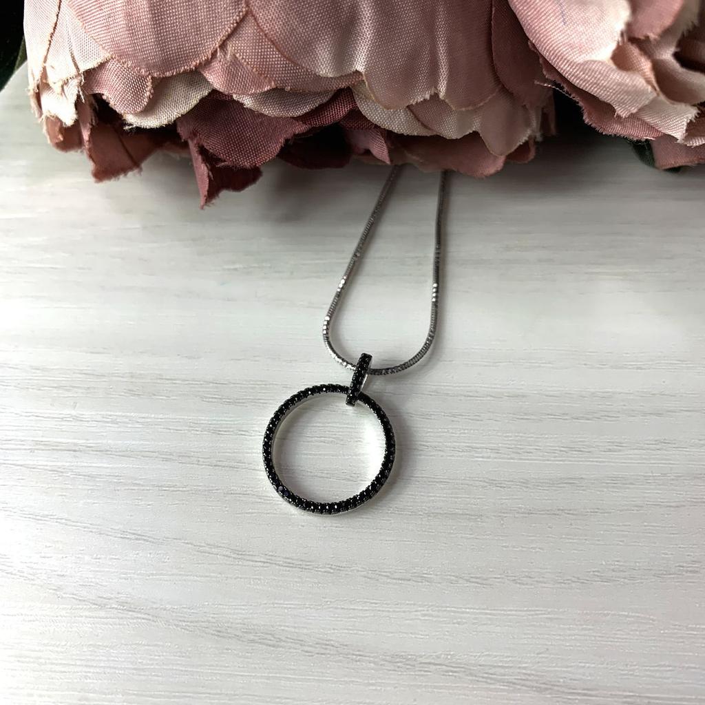 Серебряная подвеска с фианитами (1976715)