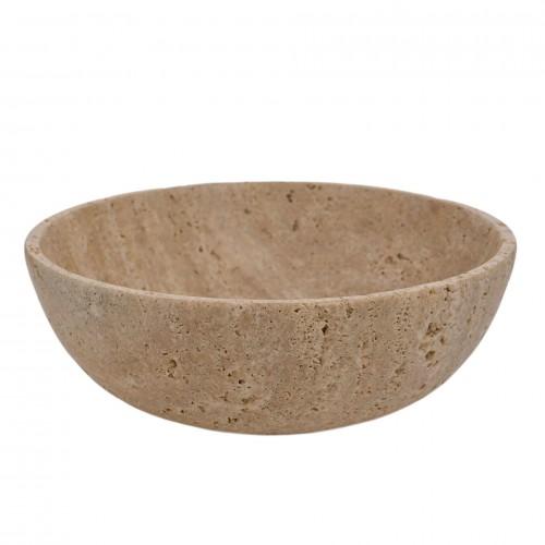 Hestia Travertine Decorative Bowl - 15cm