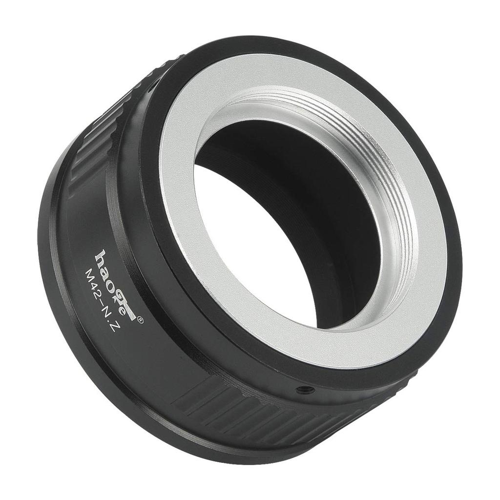 Haoge Manual Lens Mount Adapter 42mm for M42 Mount Lens To Nikon Z Mount Mirrorless Cameras Like Z7 Z6ii, Z7ii, Z6,