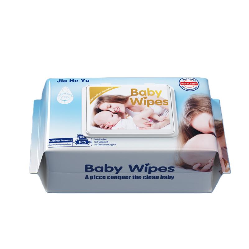 Baby Wipes for Hands and Mouth, Thickened Household Use, Newborn Children Large Pack with Lid, Wholesale Wet Wipes