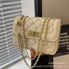 This year's popular diamond chain small bag women's 2025 new trendy temperament shoulder bag foreign style messenger small square bag