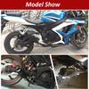 Universal 51/60MM Motorcycle KO Exhaust Stainless Steel Muffler Pipe With DB Killer For Z900 R3 R25 MT07 MT09 R1 Z400 Z650