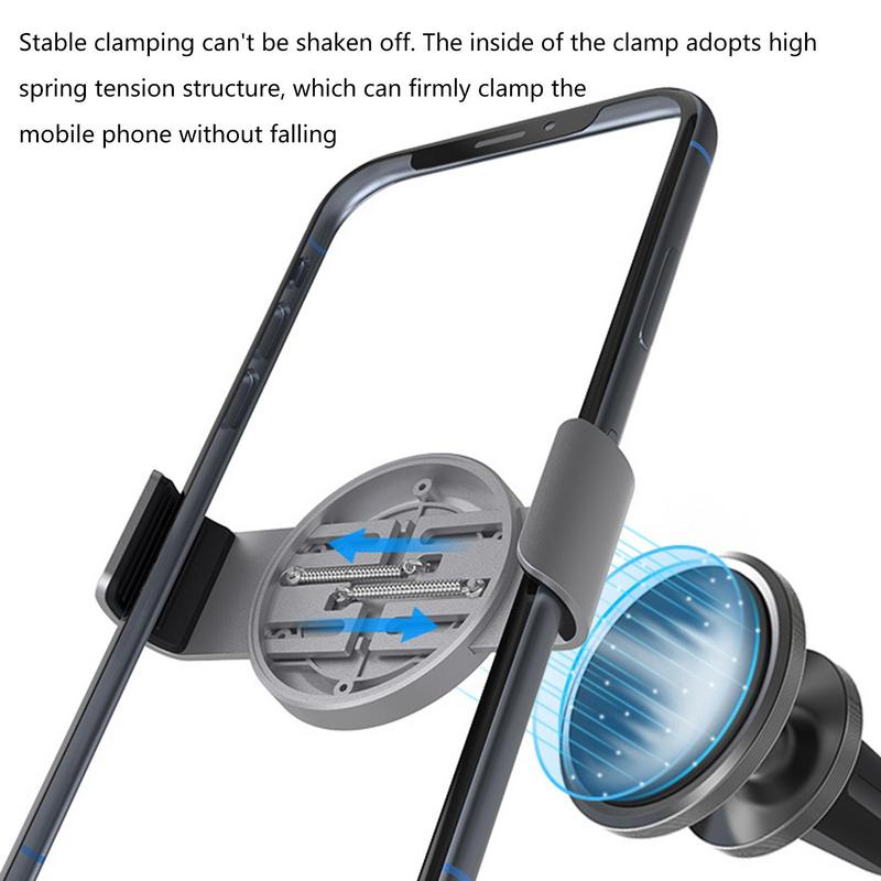 Зажим для телефона, магнитное крепление для автомобиля, металлический зажим для телефона, прочное магнитное крепление, магнитный держатель для сотового телефона, магнитная пластина
