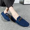 Мужские мокасины из кожи и замши, роскошные дизайнерские летние новые мужские мокасины, повседневная обувь, мужские туфли на плоской подошве, легкие туфли для вождения