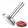 Meat Pounder Flattener Stainless Steel Kitchen Meat Mallet Large Round Meat Mallet Tenderizer Tool Rust Proof Chicken Flattener