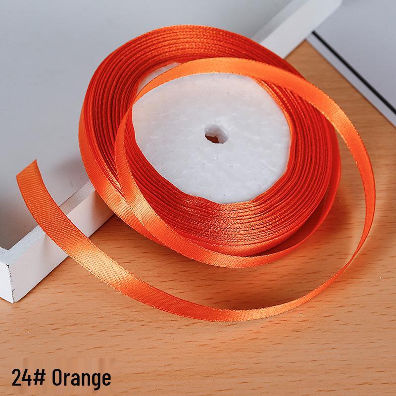 1 см атласная лента для украшения подарочной коробки и бантов, специальная для трансграничной торговли