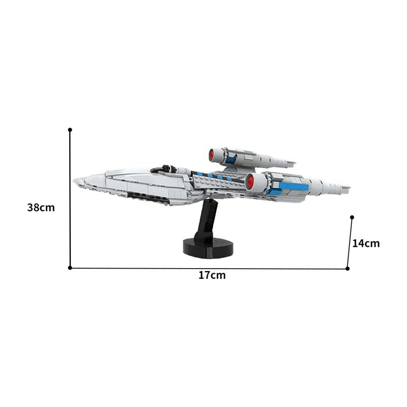 Building blocks Star Trek Protosta spacecraft assembling children's toys as gifts