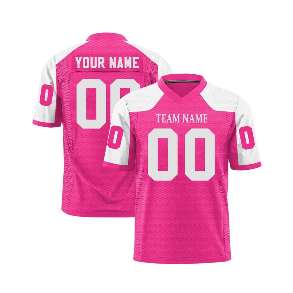 Custom Football Jerseys Personalized Printed Team Name & Number Sports Uniform For Men Women Youth