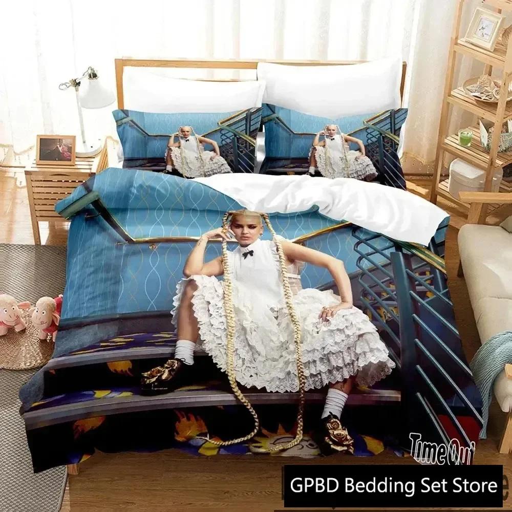 3D Print Anne-Marie Bedding Set Double Twin King Duvet Cover Comforter Pillowcase Boys Girls Adults Bedroom