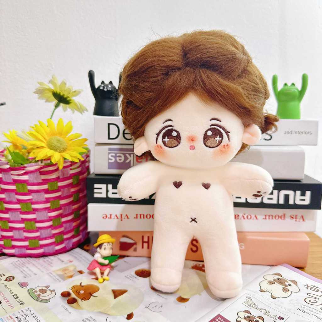 Cotton Stuffed Doll With Removable Clothes For Kids And Adults Collectible Plush Toy Gift