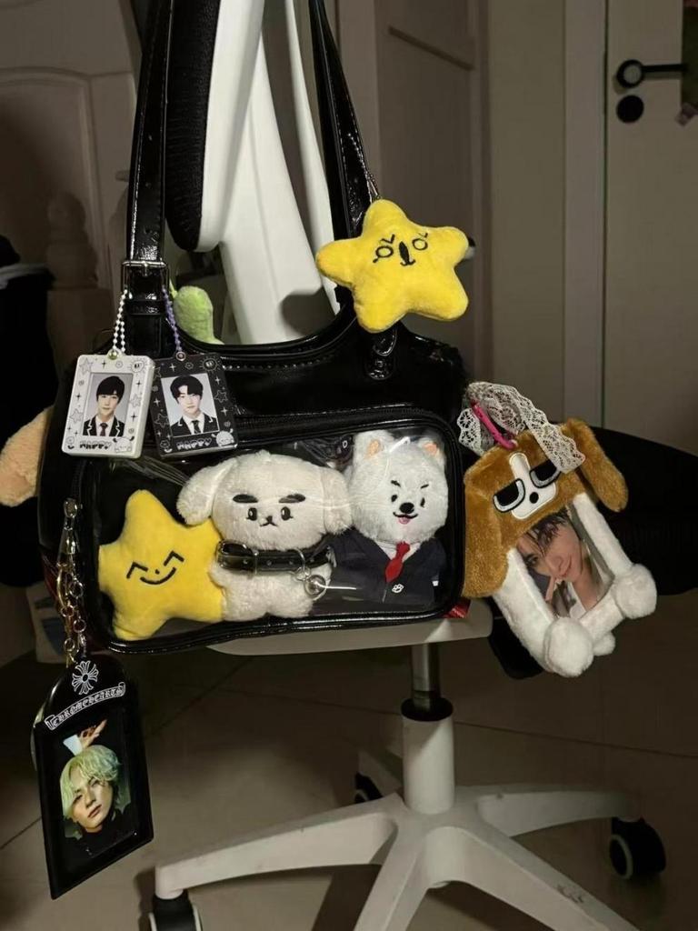 Универсальный японский итабаг: Повседневная сумка большой вместимости с застежкой на кнопку