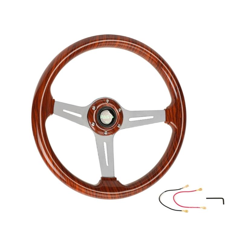 14-Inch Acrylic Steering Wheel for Car Mofification or Competitive Gaming Enhanced Control & Precision Easy Installation