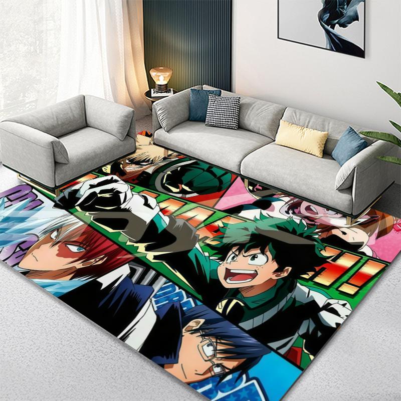 My Hero Academia Carpet Rug for Living Room Bedroom Home Sofa Decoration,Kids play Non-slip Floor Mat