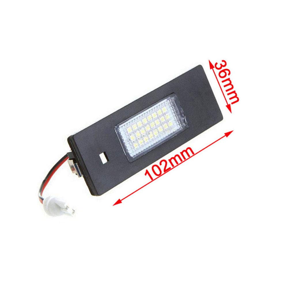 Светодиодная лампа подсветки номерного знака, 1 пара, автомобильная светодиодная лампа подсветки номерного знака для