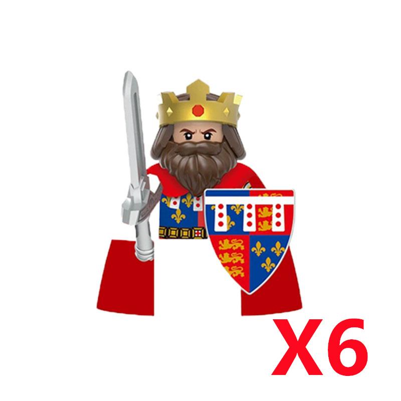 Средневековый Солдат Рыцарь Фигурка MOC Строительный Блок Зеленый Дракон Замок Пехота Орки Пират Римская Кавалерия Оружие Игрушки Подарки D122
