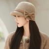 Женская шерстяная панама, модный японский стиль, неэластичная, легкая, универсальная кепка для рыбалки на осень/зиму