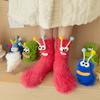 Yousheng Funny Fuzzy Socks Cute Cartoon Fluffy Slipper Socks Women Men Warm Plush Crew Socks for Indoor Wear Sleep Holidays Birthdays Gift