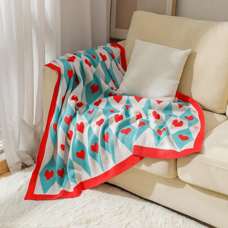 Акриловый плед Boho Breeze Декоративный чехол на диван Плед Толстый Зимний Маленький Плед на хвост кровати Уютный Домашний Плед для сна