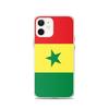 Coque iPhone - Drapeau Du Sénégal - iPhone 12 - Silicone Souple - Design Fin Et Léger - Protection Maximale