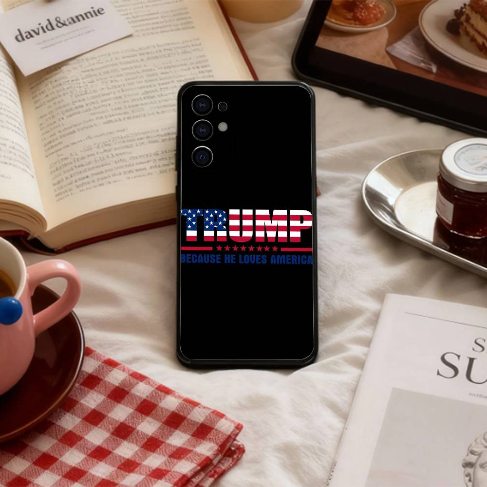 COOL T_trumps Phone Case For Samsung S 25,24,23,22,30,21,10,9,Ultra,Plus,Lite,FE,4,5 G Soft Black Case