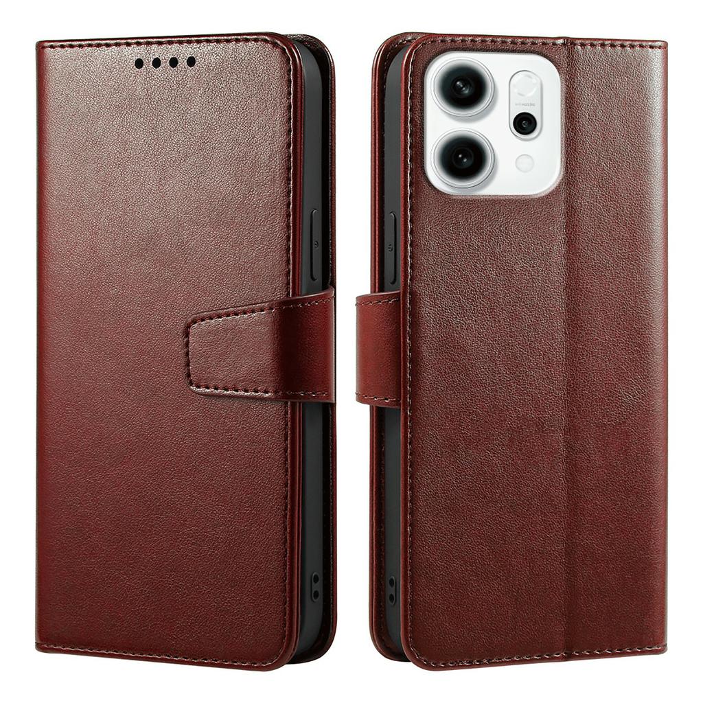 For Oppo Reno14 F 5G Case Stand Card Holder Wallet Leather Phone Cover