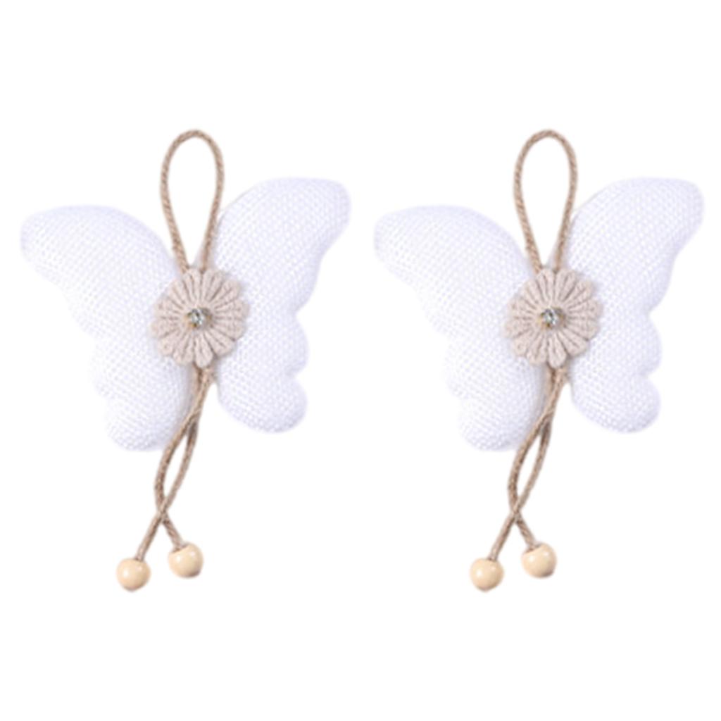 1 пара магнитных держателей для штор в виде бабочек и цветов с регулируемой длиной для домашнего декора, подхваты для штор, завязки