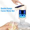 Двойные насосы мощный автоматический диспенсер для воды портативный водяной галлон бутылочный переключатель насос USB зарядка для дома кухня офис