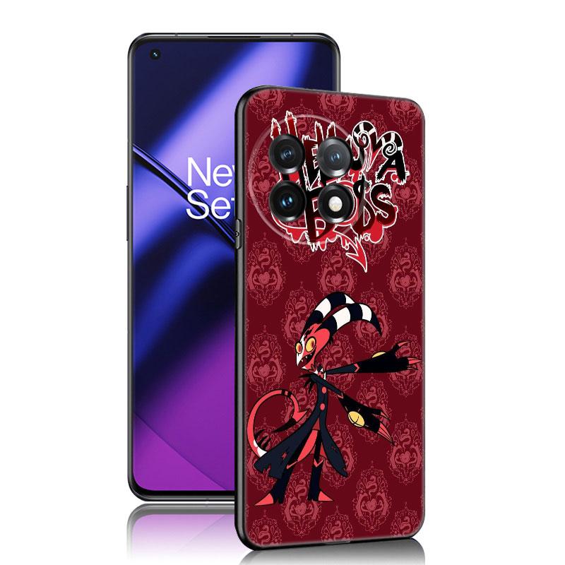 Аниме Чехол для телефона Helluva Boss из черного силикона для OnePlus 9 10 11 12 ACE 2V Pro 9RT 10T 10R Nord CE 2 3 Lite N10 N20 N30 5G