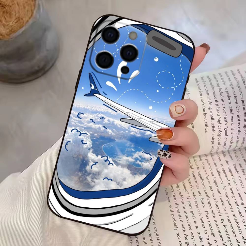 Simple Cloud Letters Pattern Phone Case Silicone Soft For IPhone 17 16 15 14 13 12 11 X XR Plus Pro Max Plus