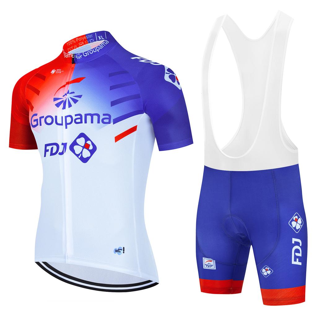 Summer cycling suit, bicycle short-sleeved shorts, men's and women's mountain road clothes, team version cycling suit