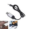 Зарядный кабель USB 5V2A на 6V1A 5.5x2.1 мм для электронных гаджетов с разъемом 5.5x2.1 мм, заменяет 4 батарейки AA LR03 LR6 LR14