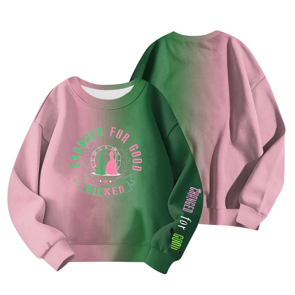 Детская толстовка с капюшоном для мальчиков и девочек, модная толстовка с длинными рукавами с принтом, возраст 3-14 лет