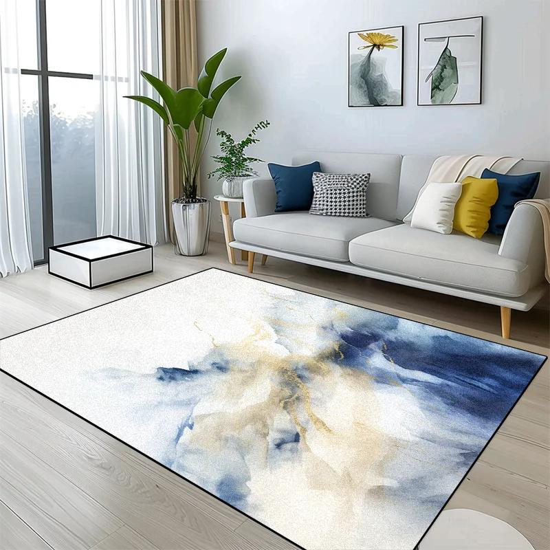 Abstract Splash Ink 3D Printed Living Room Large Area Carpet Home Decor Kids Room Bedside Carpets Non-slip Bath Rugs Sofa Mats