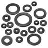PATIKIL M4 Rubber Flat Washers, 40pcs, 4mm ID X 9mm OD X 1.2mm Thick, for Sealing, Spacer, Gasket, Ring, Faucet, Pipe, Water Hose, Fastener, Bolt, Bla