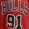 adidas NBA Rodman Bulls Away 91 Джерси Винтаж Вышитый Круглый Вырез Без Рукавов Баскетбольный Жилет Унисекс Джерси M96485