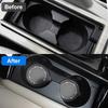 1pc Car Cup Holder Coaster Silicone Cup Holder With Bling Crystal Rhinestone Insert Non-Slip Cup Holders Silent Cup Pad