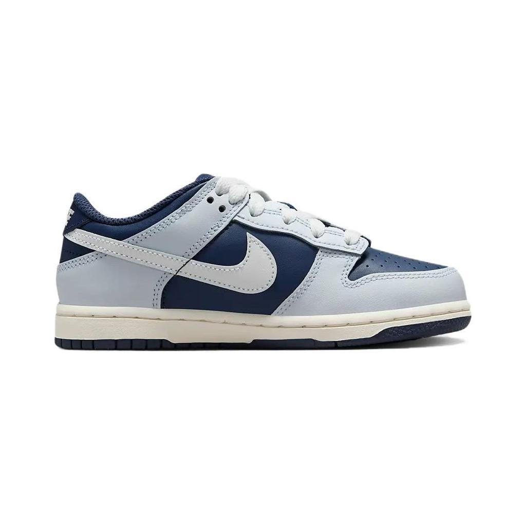 Nike Dunk Low PS Football Grey Midnight Navy Kids Sneakers Blue Summit-White FB9108-002