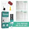 Tools for Repairing Cracks Dents Tile Repair Paste Tile Repair AB Glue Set Ceramic Repair Paste